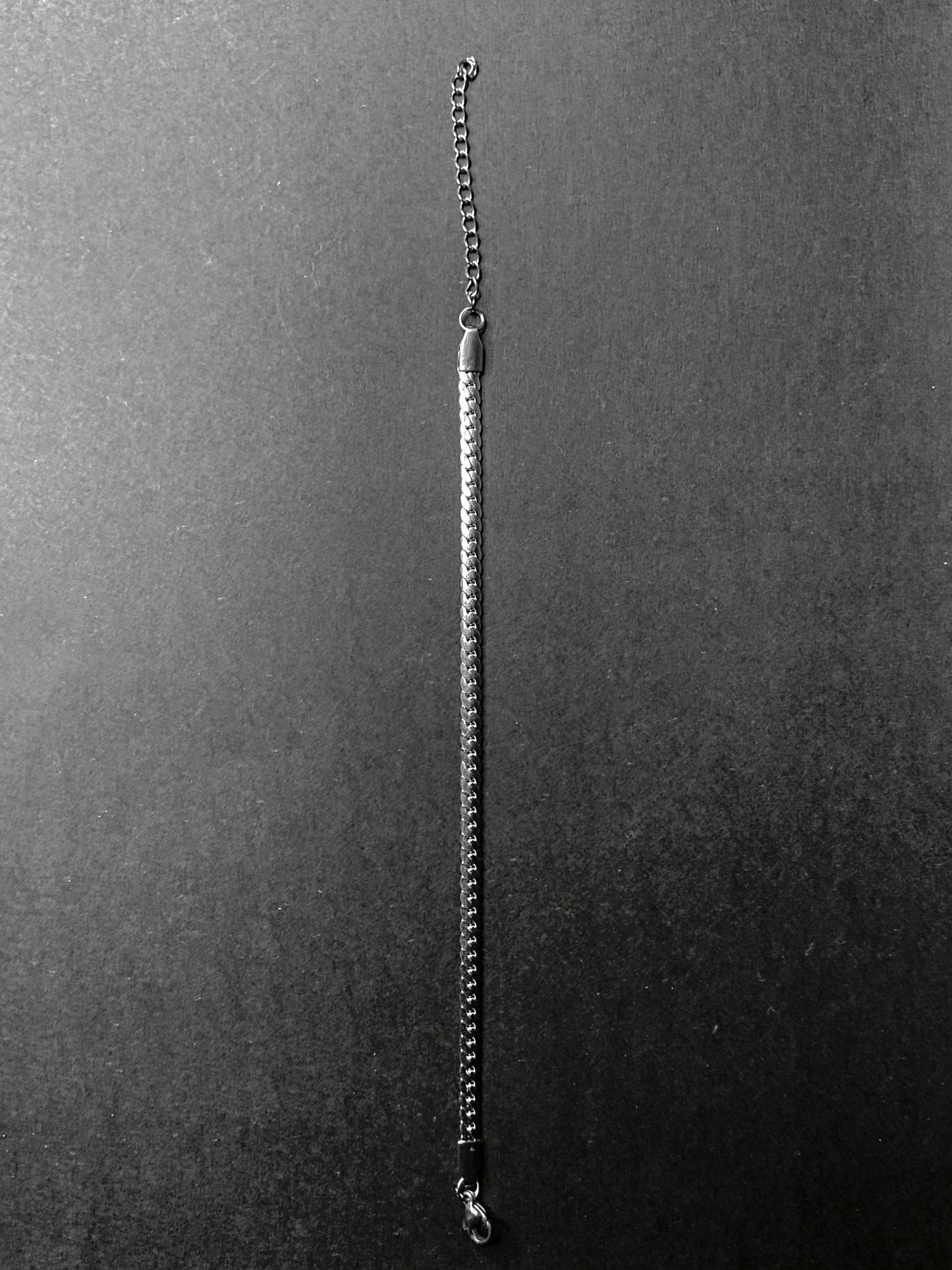 Flat Snake Curb Bracelet