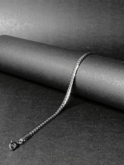 Flat Snake Curb Bracelet